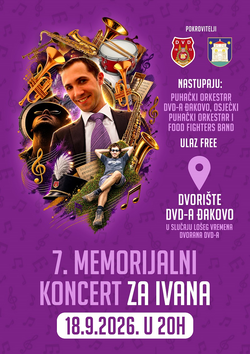 7. Memorijalni koncert za Ivana u dvorištu DVD-a Đakovo